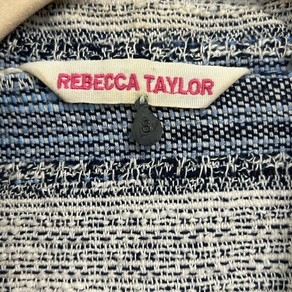 Rebecca Taylor Tweed Peplum Blazer Jacket - Picture 4 of 17